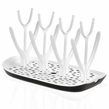 ockenständer für Flaschen und Flaschenzubehör, weiß/blau, für max. 8 Flaschen... nachhaltig