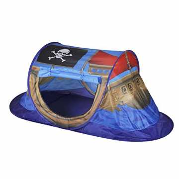 GreenheimlyesterMetallgestängeEingangstüre mit zwei Schnüren fixierba.. 55430 - Pop Up Zelt Piratenboot nachhaltig