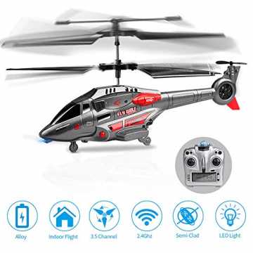 GreenheimC-Hubschrauber ist mit einem hochwertigen Kunststoffkörperra.. C Hubschrauber, Fernsteuerungshubschrauber mit Kreisel und LED-Licht 3.5 Kana... nachhaltig