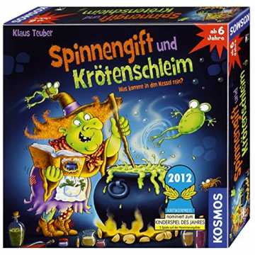 Greenheimsgezeichnet mit GRAF LUDO 2012 für die Kinderspielgrafik, no.. 652 - Spinnengift und Krötenschleim: Was kommt in den Kessel rein? lustiges Merkspiel für 2 - 4 Spieler, Ki... nachhaltig