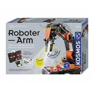 KOSMOS Roboter-Arm, Modellbausatz für deinen elektrischen Roboterarm, mit 5 Motoren und...