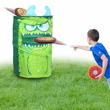 GreenheimTENSPIELZEUG FÜR DRAUSSEN: Werfen. Ablenken. Futter. Ergebni.. aft Munchy Monster Cornhole Spiel Set Für Kinder | Ultimatives Outdoor Spiele... nachhaltig