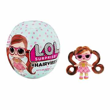 L.O.L. 564751E7C Hairvibes Dolls with 15 Surprises and Mix & Match Hair Pieces Sammelfigur, Multi