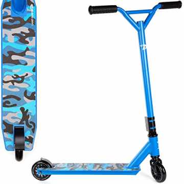 Greenheimn Land Surfer wurde bei der Herstellung das Ausführen von Tr.. r Stunt Scooter - Blue Camo nachhaltig
