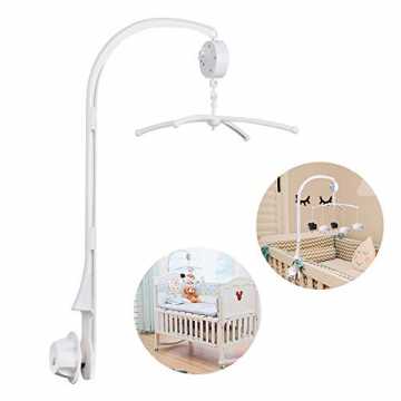 GreenheimMusikmobile Spieluhr Bettglocke  360°Grad drehen Klammer,Hak.. tänge, LATTCURE Musik-Mobile Baby Mobile Spieluhr mit Mechanische Spieluhr und Halter Halterung Einschlafhi... nachhaltig