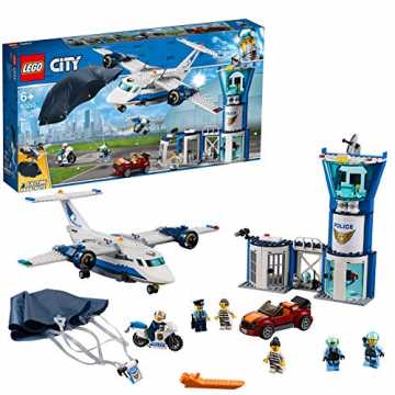 Lego 60210 City Polizei Fliegerstützpunkt, bunt