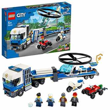 LEGO 60244 - Polizeihubschrauber-Transport, City, Bauset