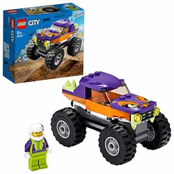 LEGO 60251 Monster-Truck City Spielzeug für Kinder ab 5 Jahren