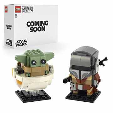  BrickHeadz Star Wars - Der Mandalorianer und das Kind, Baby Yoda, Bauset (295 Teile) nachhaltig