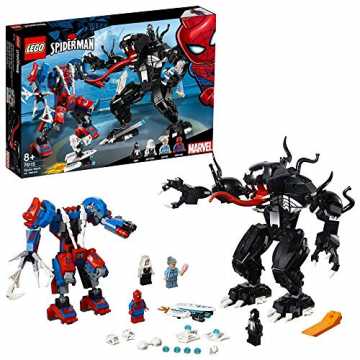 Greenheimnden Minifiguren-Cockpit, beweglichen Gelenken, einem Shoote..   Marvel Super Heroes Spider Mech vs. Venom nachhaltig