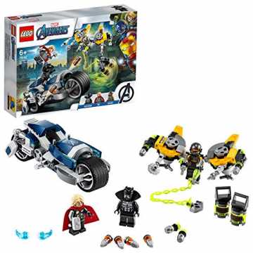 LEGO 76142 Marvel Super Heroes Avengers Speeder-Bike Attacke Spielset