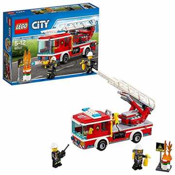 Greenheimhrbarer, 360 Grad drehbarer Leiter und herausziehbarem Lösch.. 60107 - Feuerwehrfahrzeug mit fahrbarer Leiter, Cooles Spielzeug für Kinder nachhaltig