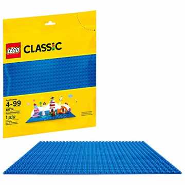 LEGO Classic 10714 - Blaue Bauplatte, Kreatives Spielen