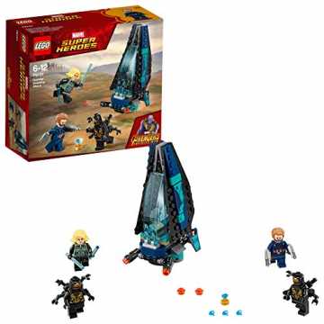 GreenheimBlack Widow und 2 Outriders.Das Dropship verfügt über ein au.. el Super Heroes Outrider Dropship-Angriff 76101 Superheldenspielzeug nachhaltig