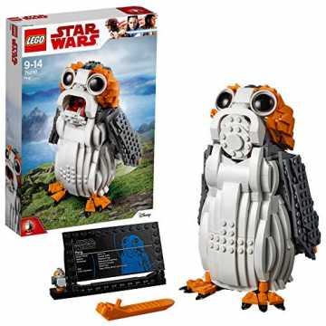 Greenheimufklappbares Maul und schlagende Flügel.Ein Präsentationsstä.. Wars Porg (75230), Star Wars Spielzeug nachhaltig