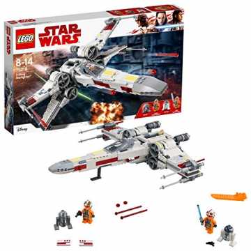 Greenheimiggs Darklighter als LEGO Minifiguren sowie die Droiden R2-D.. Wars X-Wing Starfighter (75218), Star Wars Spielzeug für 8-Jährige nachhaltig