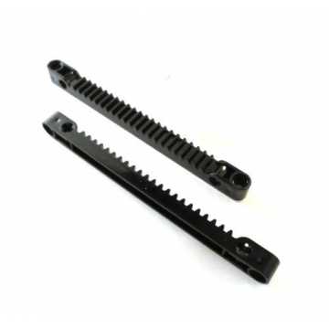 LEGO Technic - 2 Stück Zahnstange 1x13 Noppen in schwarz