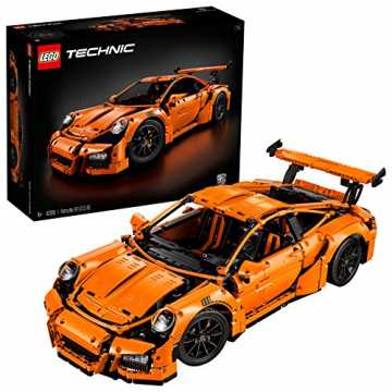 Greenheim zum Selberbauen mit authentischer oranger Karosserie, roten.. ic 42056 - Porsche 911 GT3 RS nachhaltig