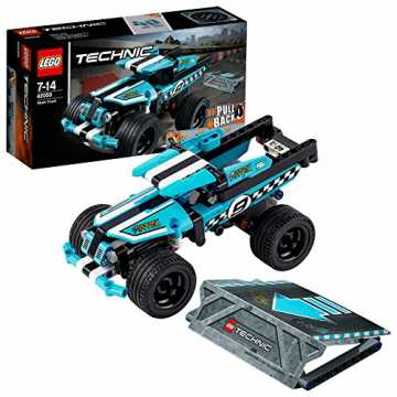 ic 42059 - Stunt-Truck Rückziehauto, Auto-Bauset, Bauspielset nachhaltig