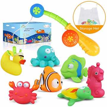 Greenheimmen wir uns der Essenszeit, der Spielzeit, der Lernzeit und .. le Badespielzeug Baby ab 1 Jahr, Badewanne Spielzeug mit Bad Spielzeug Organi... nachhaltig
