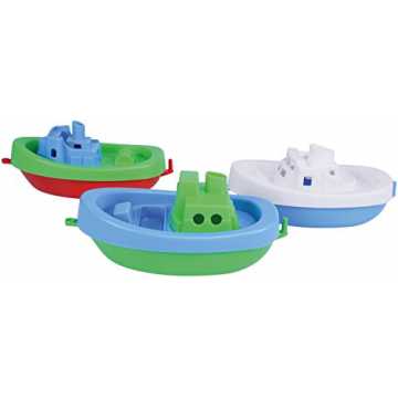 Greenheimgem KunststoffInhalt: 3 Boote, schwimmen auf dem WasserBoote..  - Wasserspaß Boote, 3er Set, Badeboote aus Kunststoff, Wasserspielzeugset fü... nachhaltig