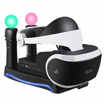 GreenheimSpeicher PSVR2 / New PSVR / CUH-ZVR2, VR-Brille und Prozesso.. u PlayStation 4 VR Brille Headset Ständer mit LED-Umgebungslicht und Halterun... nachhaltig
