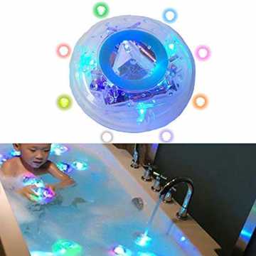 Greenheim * 5,5 CMLeistung: 0,6 WProduktgewicht: 74gVerpackung: stoßf.. hter Badewanne Wasserdicht Bunten Badezimmer LED-Leuchten Spielzeug Floating nachhaltig