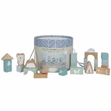 CH 4413 50 Holz-Bauklötze in Box adventure blau nachhaltig