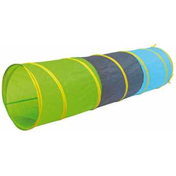 Greenheim FAMILIE IST BESCHÄFTIGT Zwei Kinder, dazu Hund und Katze? D.. Spieltunnel 180x46cm Kriechtunnel Baby Krabbeltunnel Zelt Tunnel Bunt nachhaltig
