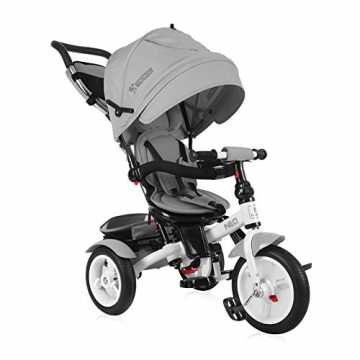 o Dreirad Baby/Kinder mit ROUES GONFLABLES grau nachhaltig