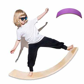 Greenheimter, Babys und Haustiere! Es gibt immer eine Möglichkeit für.. Balance Board Wobbel für Yoga Curvy Board, Training Balance Toy Indoor Curved... nachhaltig