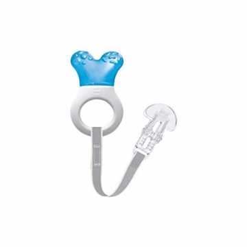 MAM Cooler & Clip kühlender Beißring, Zahnungshilfe mit Clip für einfaches Befestigen, extra kleiner und leichter Bei...