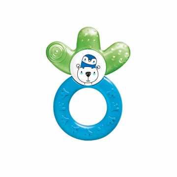 MAM Cooler New, Beißring für Babys fördert Sehsinn & Motorik, Greifling mit Wasserkühlteil erreicht auch die Backenzä... MAM Cooler New, Beißring für Babys fördert Sehsinn & Motorik, Greifling mit Wasserkühlteil erreicht auch die Backenzä...