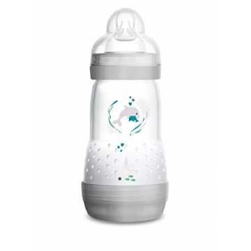 MAM Easy Start Anti-Colic Babyflasche (260 ml) - Babyflasche mit Bodenventil gegen Koli...