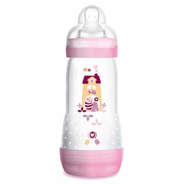 MAM Easy Start Anti-Colic Babyflasche (320 ml) - Babyflasche mit Bodenventil gegen Koli...