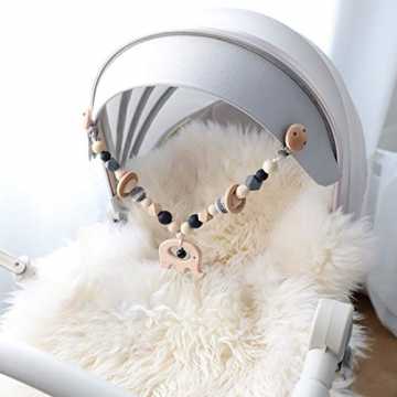 Greenheime Produkte:  1. Für die Gesundheit des Babys werden alle uns.. ome 1pc Baby Spielzeug aus Holz Elefant Kinderwagen String Links Clip auf Kinderwagen Neugeborenen Montesso... nachhaltig