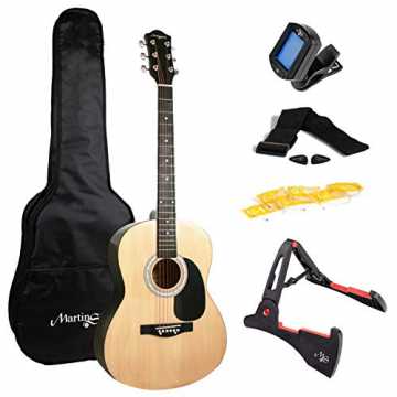 Greenheimtikgitarre in NaturClip auf Gitarrenstimmgerät mit Farb-LCD-.. th W-101-PK in voller Größe Akustikgitarre mit Gitarrenständern, Gitarrentuner, Gitarrentasche, Gitarrengur... nachhaltig