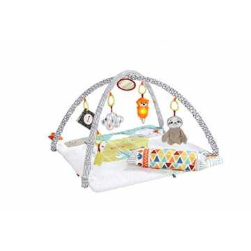 ce GKD45 - 5 Sinnes Baby Spieldecke kuschelig weiche Krabbeldecke mit Sensori... nachhaltig