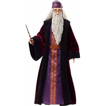 Mattel FYM54 - Harry Potter Dumbledore Puppe mit Zubehör, Spielzeug ab 6 Jahren