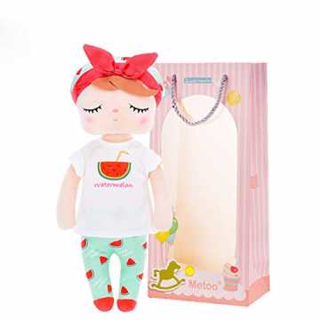  Plüschtier Stofftier Stoffpuppe Baby Girl Geschenk Kuschelpuppe Sicher zu Spielen - Angela Obst Serie mit ... nachhaltig