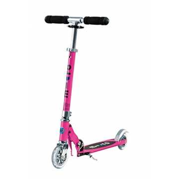 Micro Kinderroller Sprite klappbarer Scooter in pink