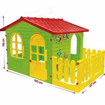 Greenheim aus Kunststoff, keine gefährliche TeileIndoor und Outdoor.. 907442104981 Big Haus für Kinder mit Garten Spielhaus nachhaltig