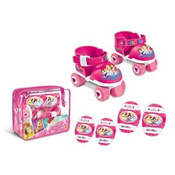 RS Prinzessin Rollschuhe und Schutz Pads in Beutel nachhaltig