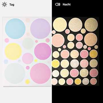 eflektierende Aufkleber für Fahrrad, Helm und mehr - Pastellpunkte nachhaltig