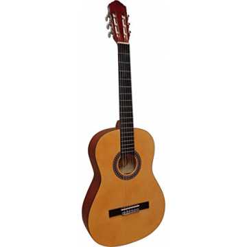 Greenheimfür Einsteiger und Fortgeschrittene !!! In verschieden Farbe.. E - KONZERTGITARRE - CLASSIC - NATUR - DECKE LINDENHOLZ - ENDKNOPF - INSTRUMENT - C22 nachhaltig