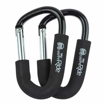 Greenheimn Ihres Babies im Kinderwagen kann das Tragen von Einkaufsta.. n-Haken / Karabiner (2er-Pack) für Kinderwagen - Stabile, Langlebige Befestigungs-Haken für den Kinderwagen... nachhaltig