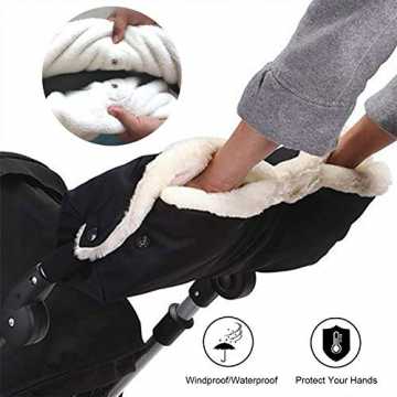 Greenheimdwärmer ist aus hochwertigem fleece und dickem Flanell gefer.. n Handwärmer, Handmuff Für Kinderwagen, Nakeey Kinderwagen Handschuhe Handmuff mit Fleece Innenseite, Kinde... nachhaltig