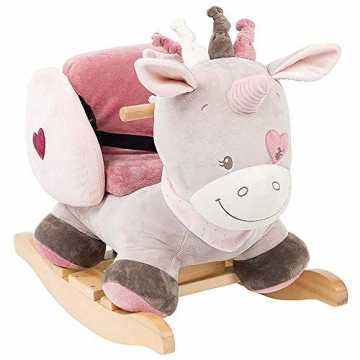 Greenheimis 36 Monaten, Förderung der Entwicklung des Kindes durch Sp.. aukeltier Einhorn Jade, 10 - 36 Monate, 60 x 39 x 50 cm, Beige/Rosa nachhaltig