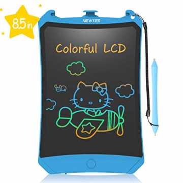 te LCD Schreibtafel 8,5 Zoll hellere Schrift mit Anti-Clearance Funktion und Dicke Linien,Magnete,String,St... nachhaltig