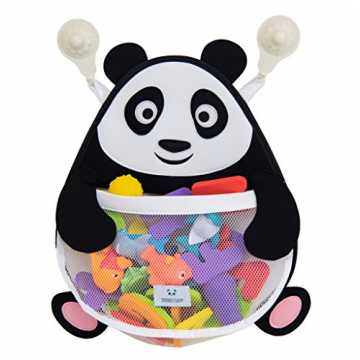 Greenheim gesetzt, das hektische Leben von Müttern ein wenig einfache..  Bad Spielzeug Aufbewahrung, Premium Kinder Bad Spielzeugkorb Dicker Panda, m... nachhaltig